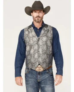 Cody James Men's Regal Paisley Print Vest -Men's Western Denim Store 2000375534 040 P1