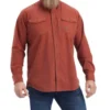 Ariat Men's Rebar DuraStretch Long Sleeve Button Down Flannel Work Shirt