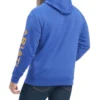 Ariat Men's Rebar Logo Sleeve Graphic Hooded Work Sweatshirt