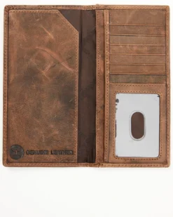 Hooey Men's Brown Liberty Rope Embossed Rodeo Wallet