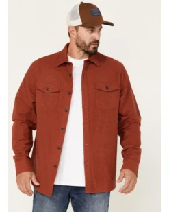 Dakota Grizzly Men's Chamois Button Down Long Sleeve Shirt -Men's Western Denim Store 2000376979 220 P1