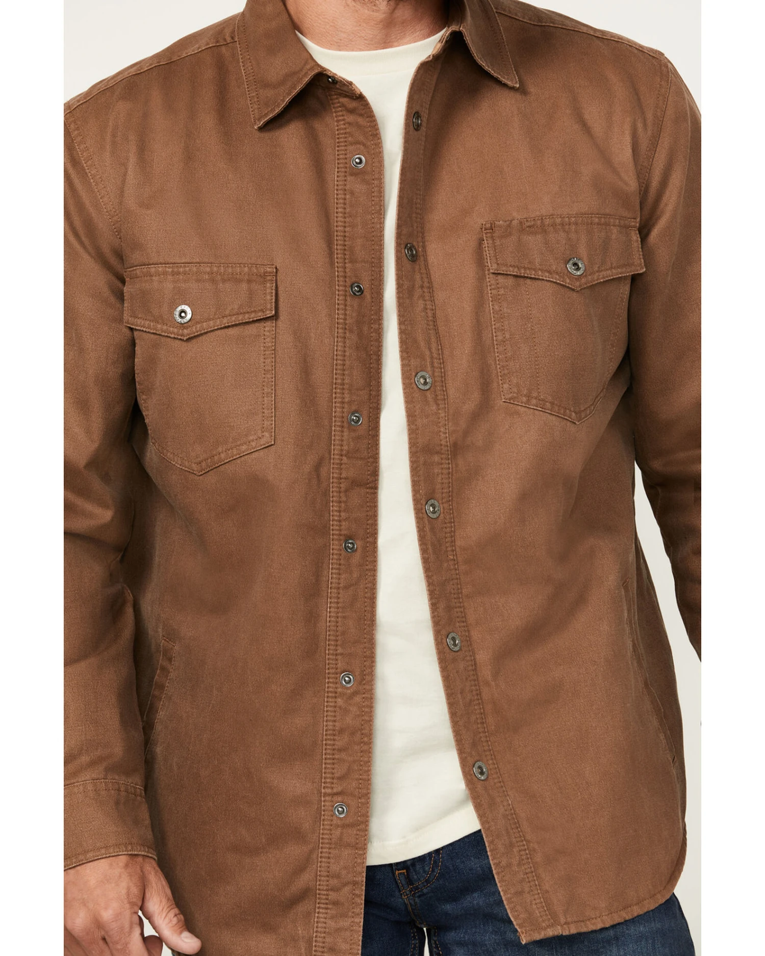 Dakota Grizzly Men's Blaize Microsuede Lined Long Sleeve Western Snap Shirt 2 Dakota Grizzly Men's Blaize Microsuede Lined Long Sleeve Western Snap Shirt - Image 2