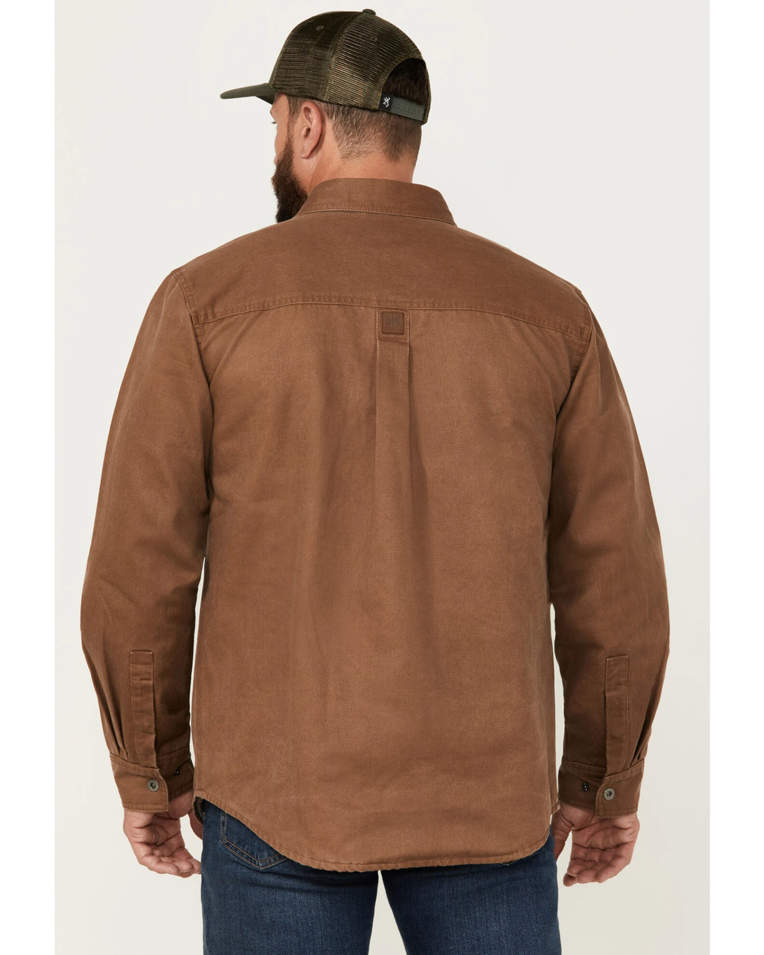 Dakota Grizzly Men's Blaize Microsuede Lined Long Sleeve Western Snap Shirt 3 Dakota Grizzly Men's Blaize Microsuede Lined Long Sleeve Western Snap Shirt - Image 3