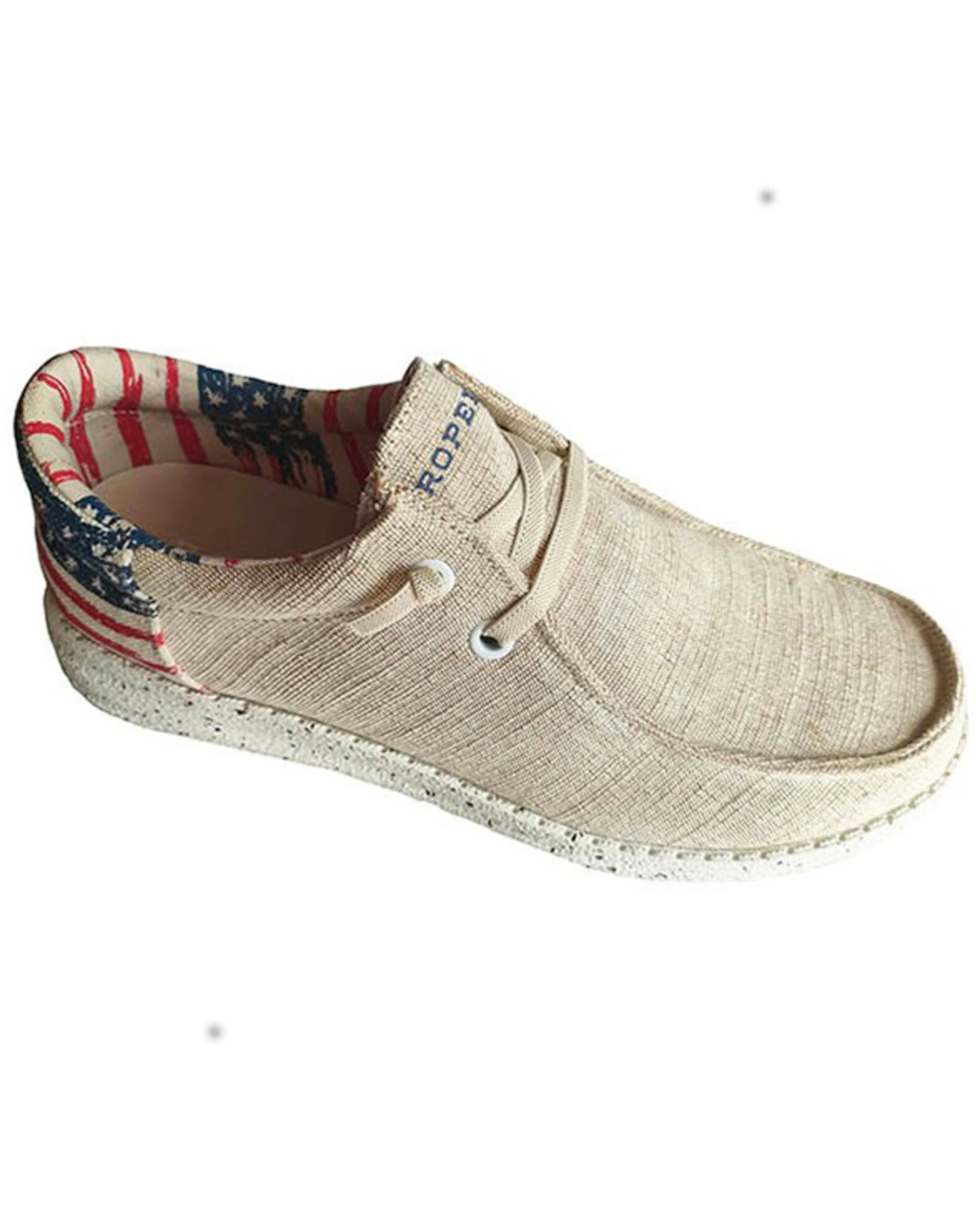 Roper Men's Hang Loose Flag Heel Casual Chukka Shoes - Moc Toe 1 Roper Men's Hang Loose Flag Heel Casual Chukka Shoes - Moc Toe