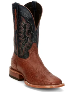 Tony Lama Men's Murillo Smooth Ostrich Western Boots - Broad Square Toe -Men's Western Denim Store 2000379337 235 P1