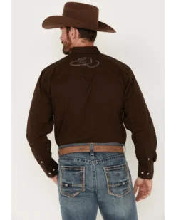 Resistol Men's Enzo Logo Long Sleeve Button Down Shirt -Men's Western Denim Store 2000380426 200 P4