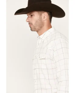 Blue Ranchwear Men's Twill Long Sleeve Pearl Snap Work Shirt -Men's Western Denim Store 2000380505 103 P2