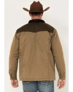 Blue Ranchwear Men's Waxed Canvas Jacket 7 Blue Ranchwear Men's Waxed Canvas Jacket -Men's Western Denim Store 2000380576 200 P4