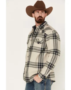 Cody James Men's Tavern Large Plaid Bonded Long Sleeve Button Down Flannel Jacket -Men's Western Denim Store 2000380583 110 P2