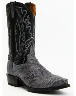 Dan Post Men's Exotic Ostrich Leg Western Boots - Snip Toe
