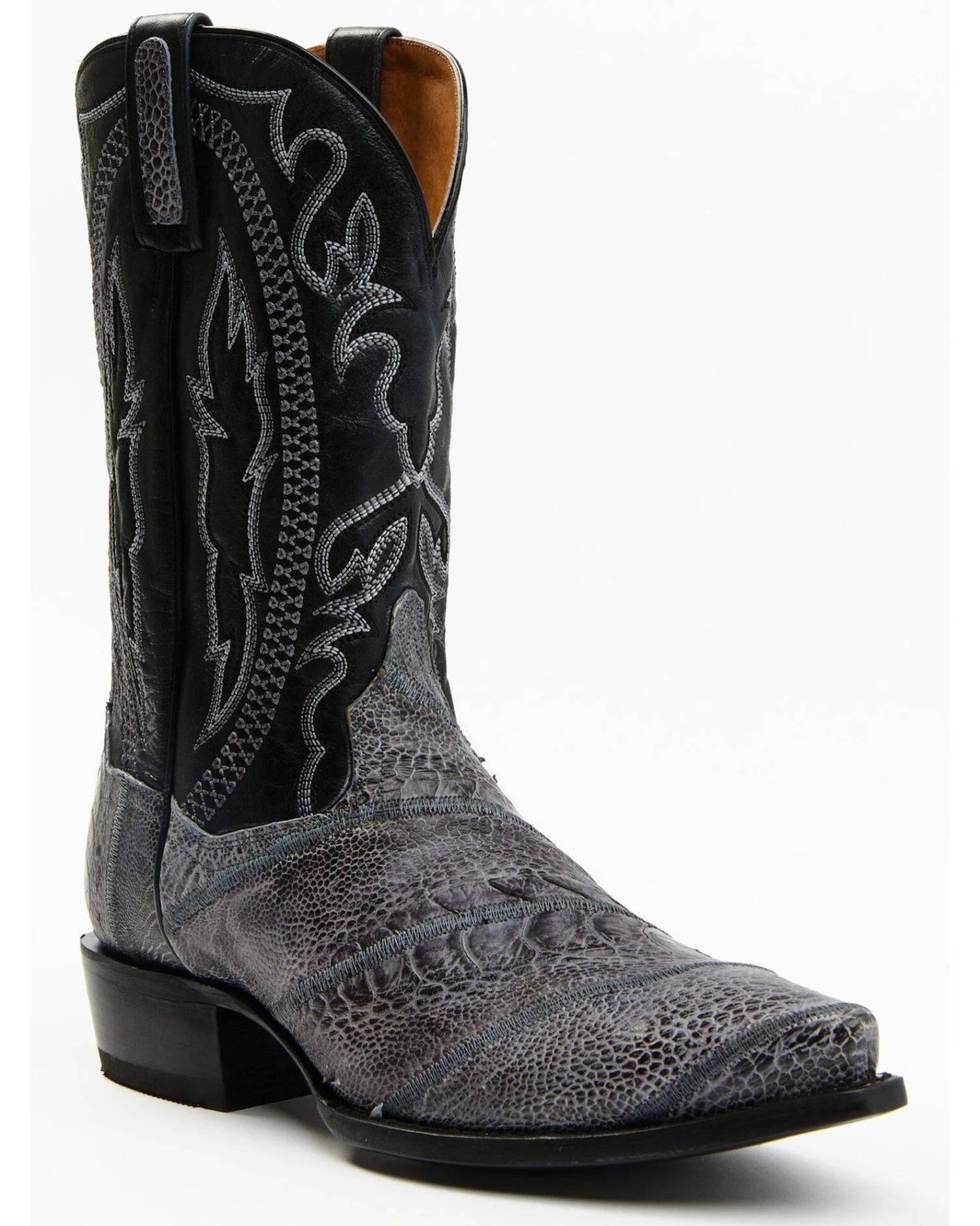 Dan Post Men's Exotic Ostrich Leg Western Boots - Snip Toe 1 Dan Post Men's Exotic Ostrich Leg Western Boots - Snip Toe