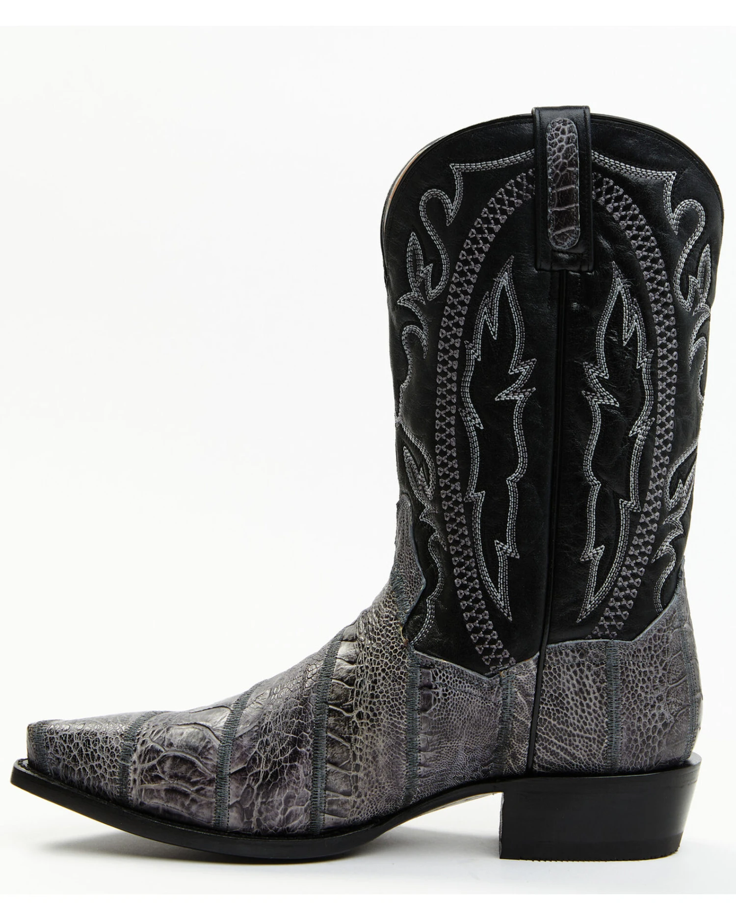 Dan Post Men's Exotic Ostrich Leg Western Boots - Snip Toe 2 Dan Post Men's Exotic Ostrich Leg Western Boots - Snip Toe - Image 2