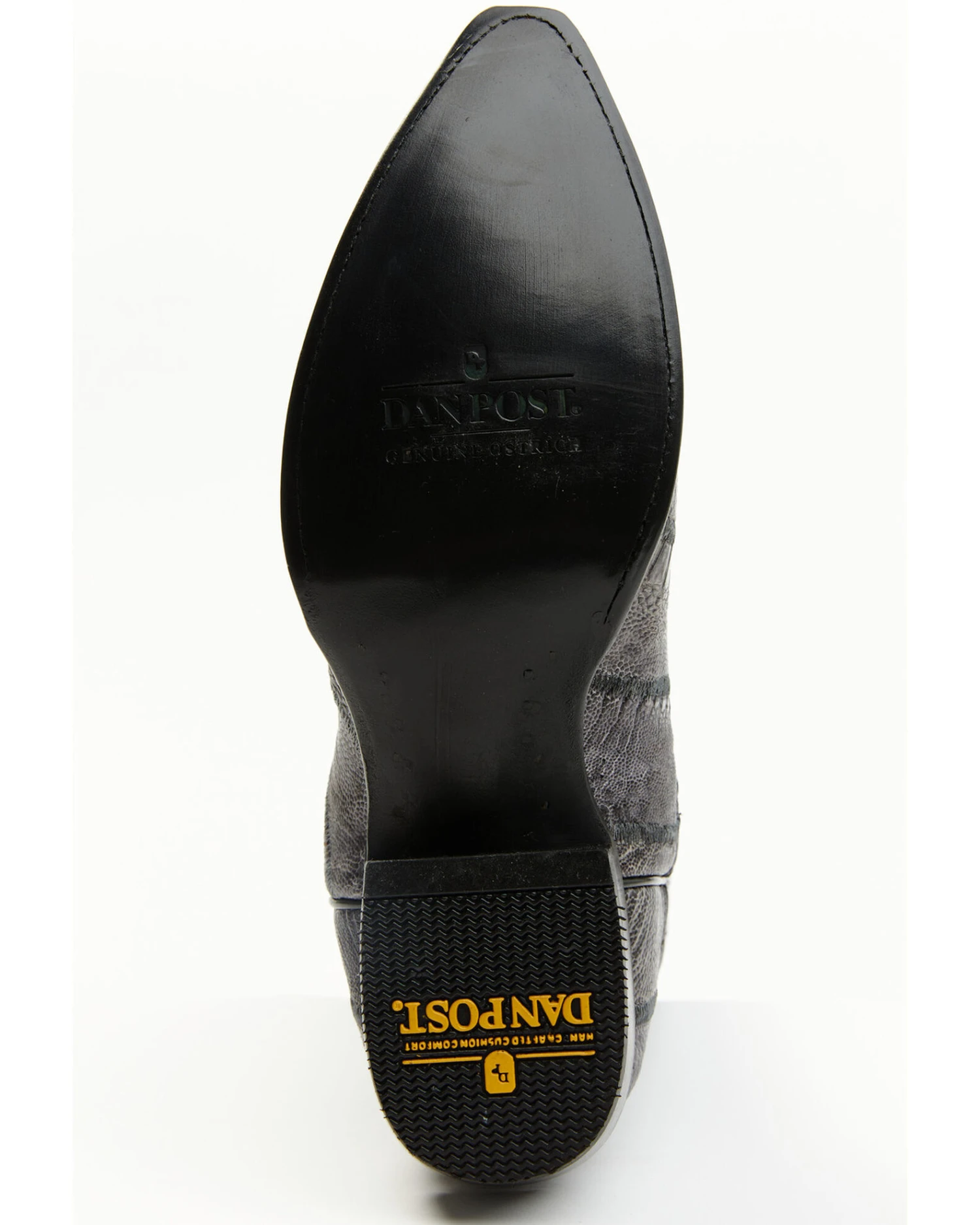 Dan Post Men's Exotic Ostrich Leg Western Boots - Snip Toe 7 Dan Post Men's Exotic Ostrich Leg Western Boots - Snip Toe - Image 7