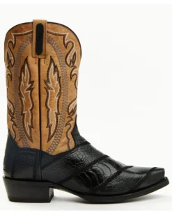 Dan Post Men's Ostrich Leg Exotic Western Boot - Snip Toe -Men's Western Denim Store 2000381785 001 P2