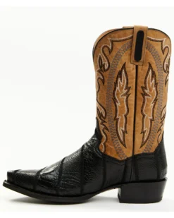 Dan Post Men's Ostrich Leg Exotic Western Boot - Snip Toe -Men's Western Denim Store 2000381785 001 P3