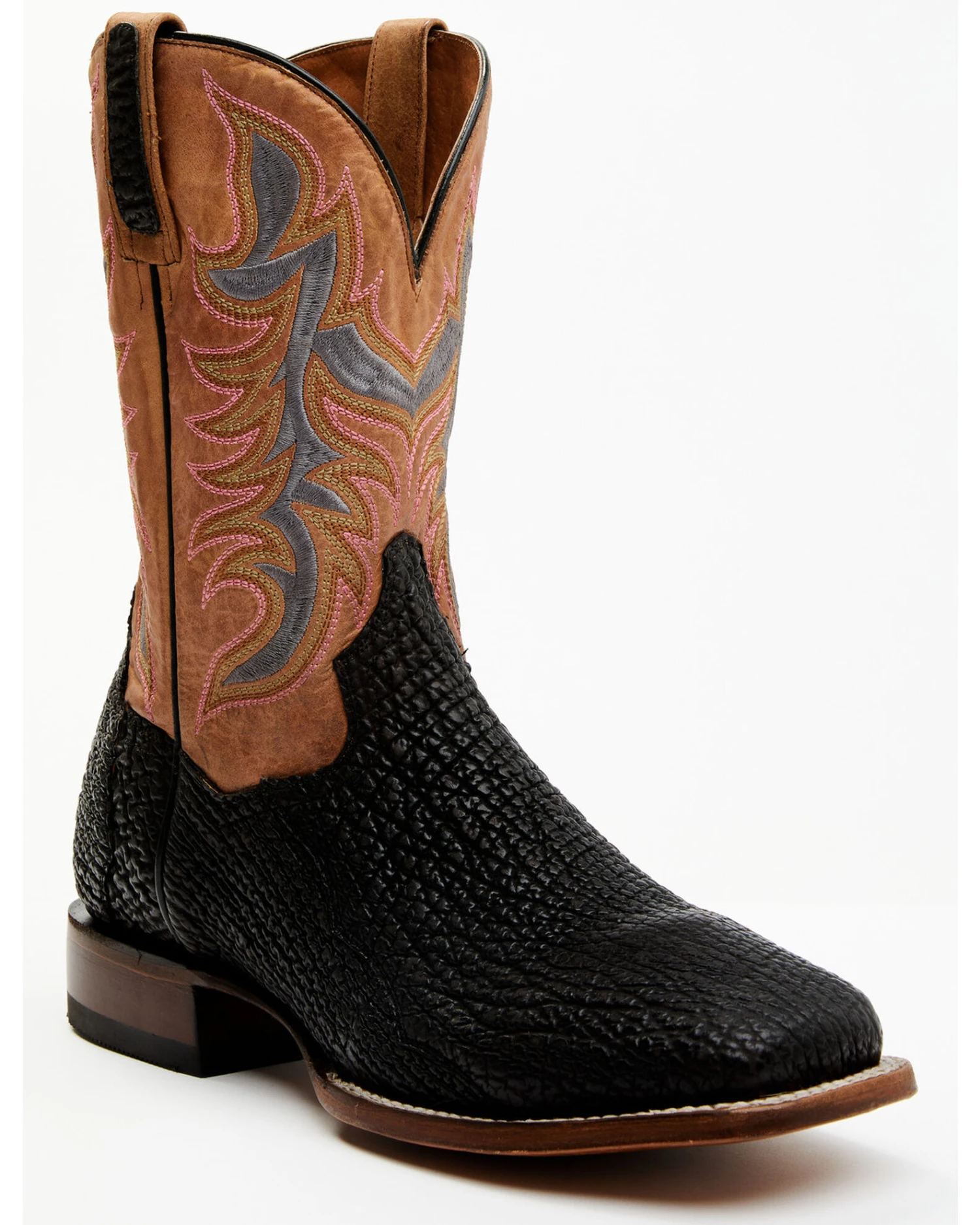 Dan Post Men's Exotic Shark Western Boots - Broad Square Toe 2 Dan Post Men's Exotic Shark Western Boots - Broad Square Toe - Image 2