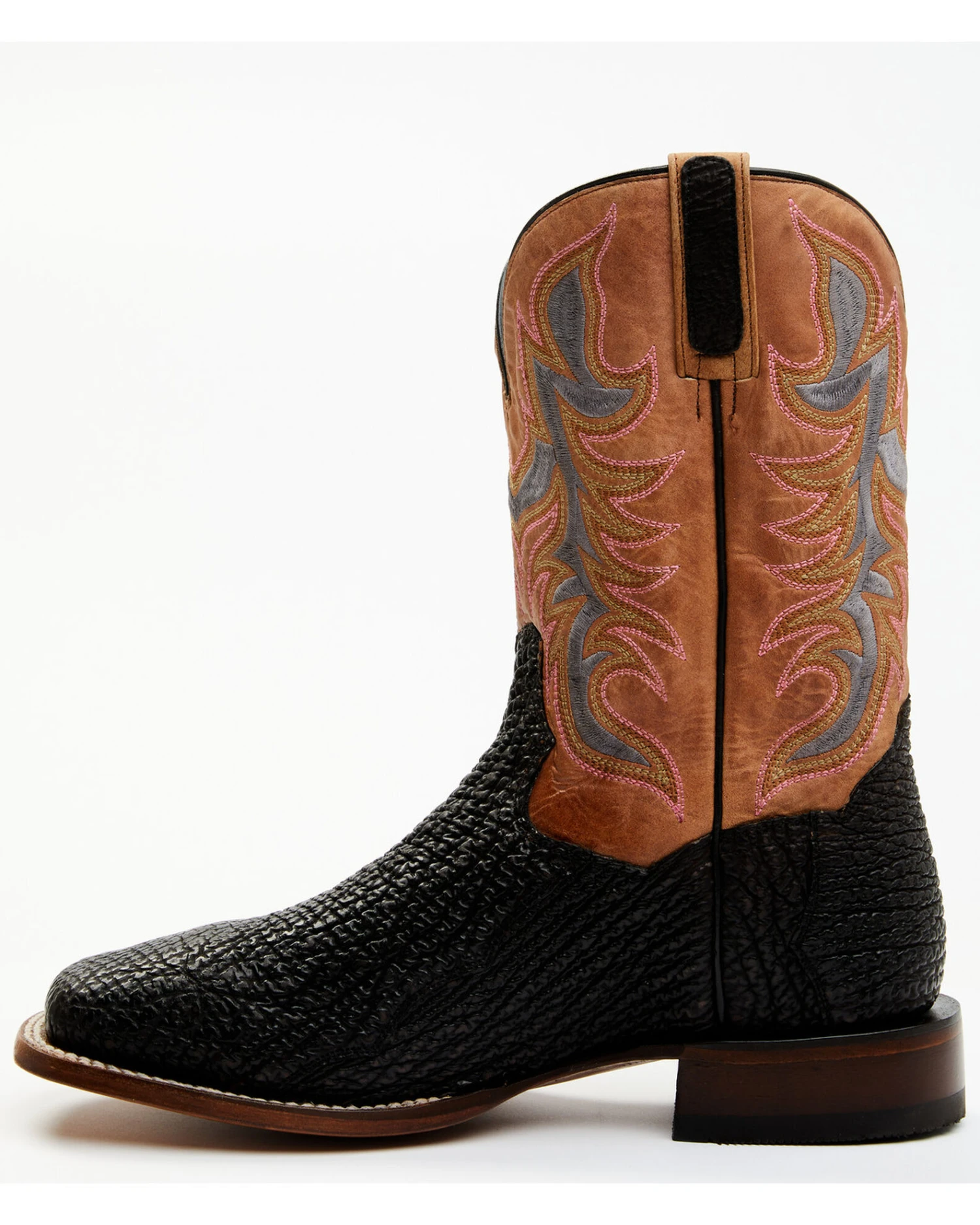 Dan Post Men's Exotic Shark Western Boots - Broad Square Toe 4 Dan Post Men's Exotic Shark Western Boots - Broad Square Toe - Image 4