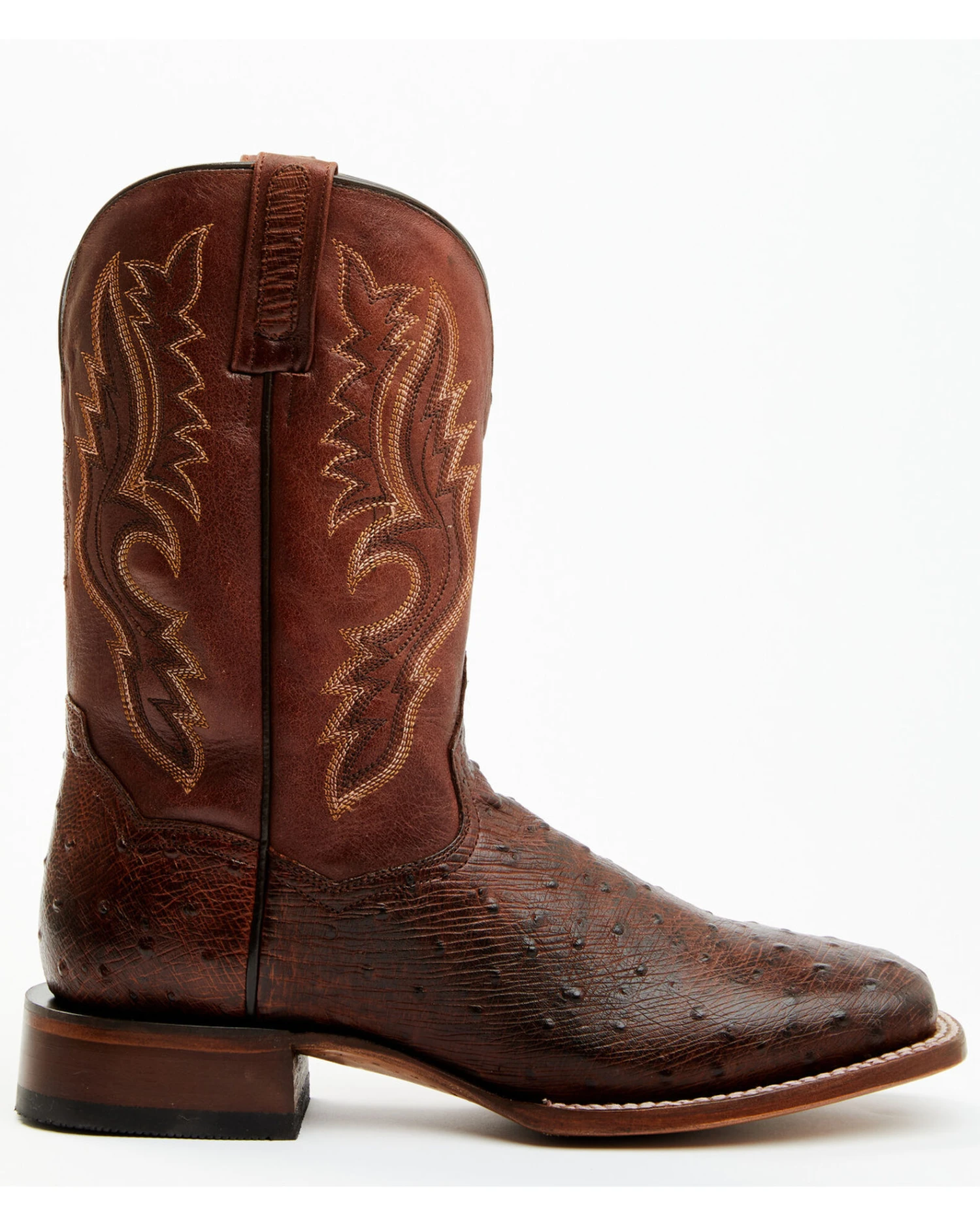 Dan Post Men's Exotic Full Quill Ostrich Western Boots - Broad Square Toe 7 Dan Post Men's Exotic Full Quill Ostrich Western Boots - Broad Square Toe - Image 7