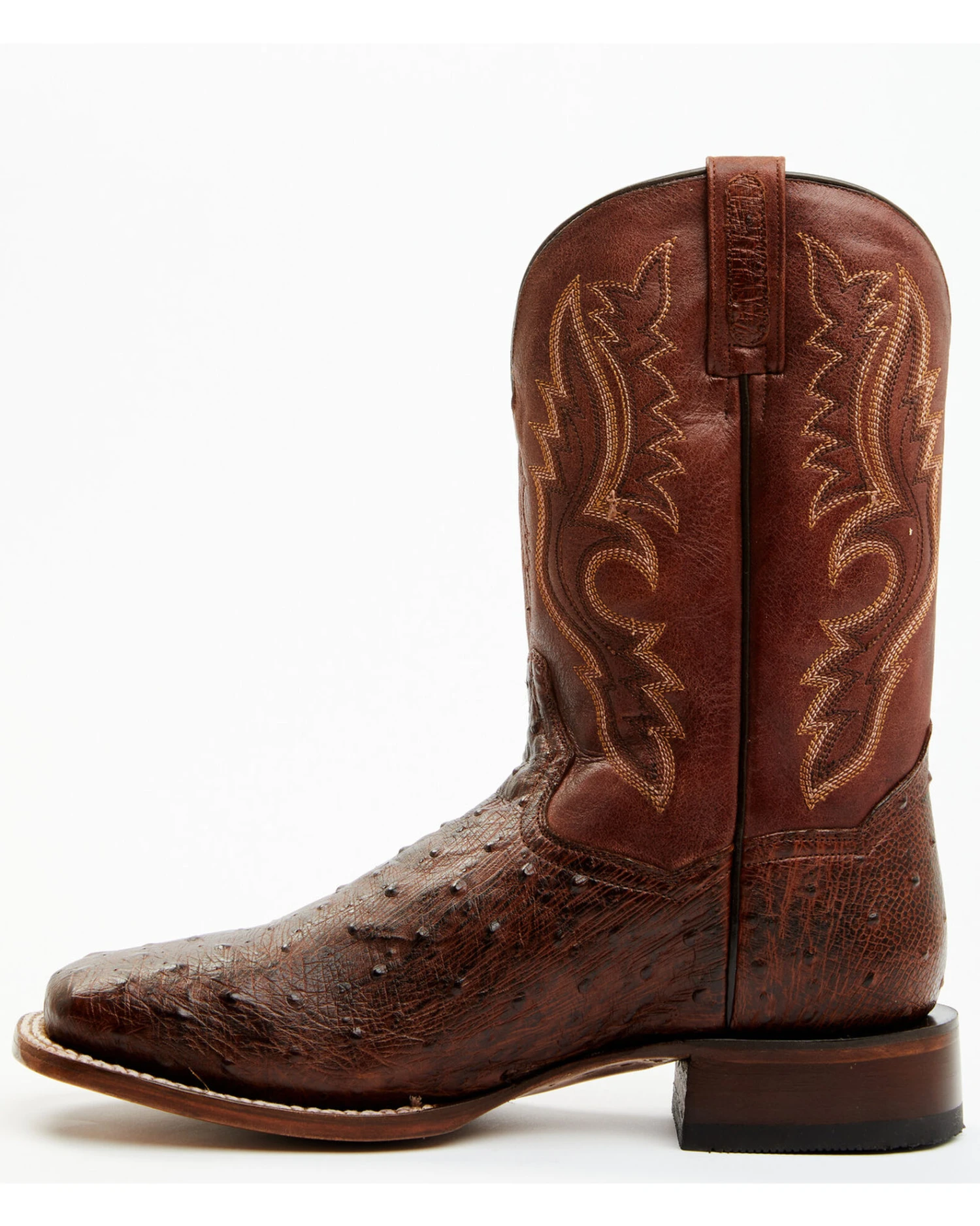 Dan Post Men's Exotic Full Quill Ostrich Western Boots - Broad Square Toe 6 Dan Post Men's Exotic Full Quill Ostrich Western Boots - Broad Square Toe - Image 6
