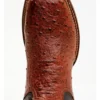 Dan Post Men's Exotic Full-Quill Ostrich Western Boots - Broad Square Toe