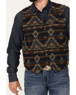 Cody James Men's Dakota Southwestern Jacquard Vest