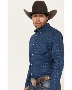 Cody James Men's 2nd Round Geo Print Long Sleeve Button-Down Western Shirt 7 Cody James Men's 2nd Round Geo Print Long Sleeve Button-Down Western Shirt -Men's Western Denim Store 2000383200 401 P2