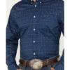 Cody James Men's 2nd Round Geo Print Long Sleeve Button-Down Western Shirt