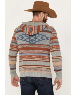 Pendleton Men's Medallion Striped Hooded Pullover -Men's Western Denim Store 2000383573 020 P4