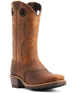 Ariat Men's Hybrid Roughstock Western Performance Boots - Square Toe 7 Ariat Men's Hybrid Roughstock Western Performance Boots - Square Toe -Men's Western Denim Store 2000383685 200 P1