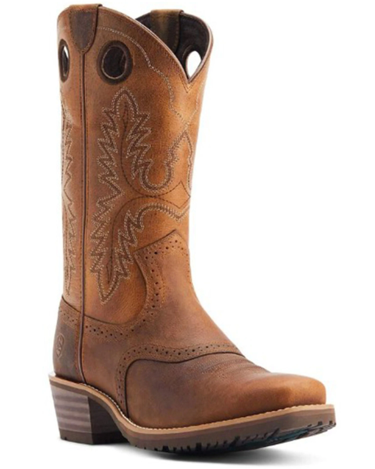 Ariat Men's Hybrid Roughstock Western Performance Boots - Square Toe 3 Ariat Men's Hybrid Roughstock Western Performance Boots - Square Toe - Image 3