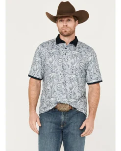 Cinch Men's ARENAFLEX Paisley Polo