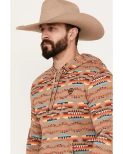 Rock & Roll Denim Men's Southwestern Print Hooded Sweatshirt -Men's Western Denim Store 2000385202 280 P2