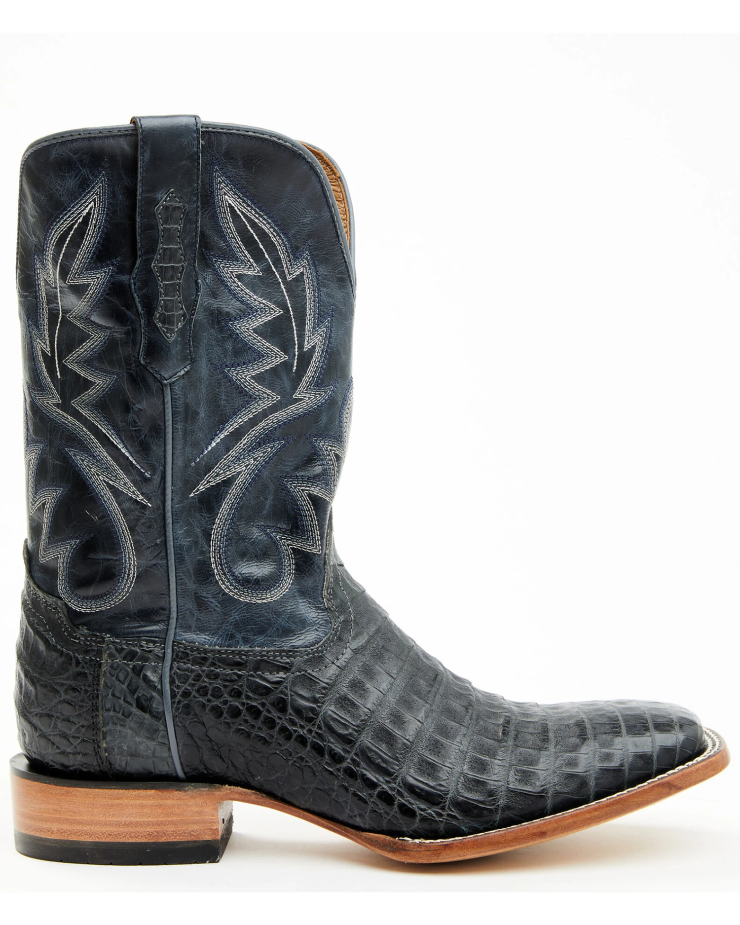 Cody James Men's Exotic Caiman Belly Western Boots - Broad Square Toe 2 Cody James Men's Exotic Caiman Belly Western Boots - Broad Square Toe - Image 2