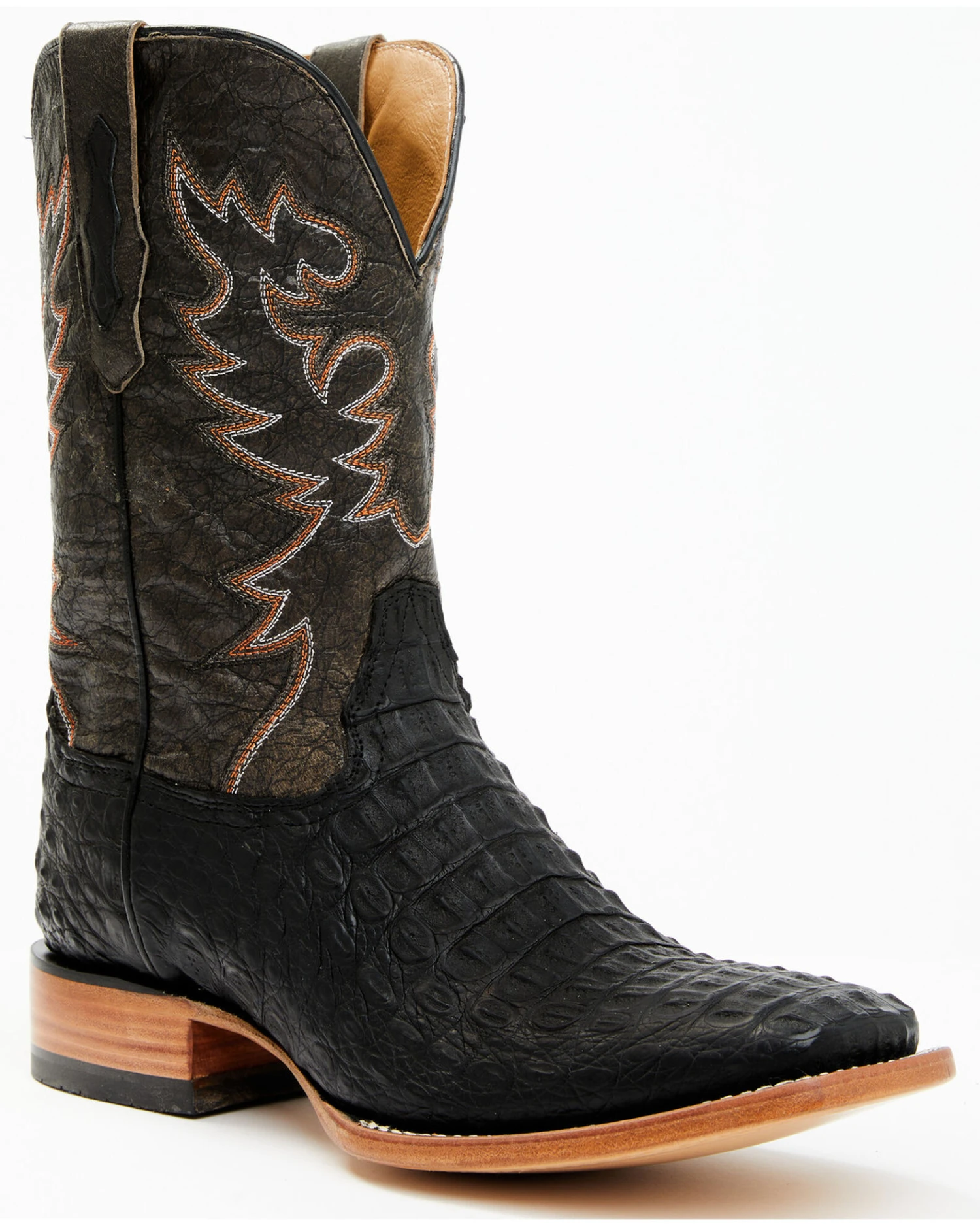 Cody James Men's Exotic Caiman Belly Western Boots - Broad Square Toe 7 Cody James Men's Exotic Caiman Belly Western Boots - Broad Square Toe - Image 7