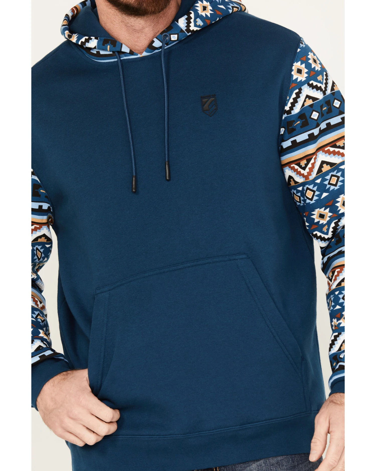 RANK 45 Men's Southwestern Hooded Sweatshirt 4 RANK 45 Men's Southwestern Hooded Sweatshirt - Image 4