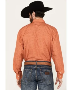 Resistol Men's Diamond Hat Print Long Sleeve Pearl Snap Western Shirt -Men's Western Denim Store 2000386466 850 P4