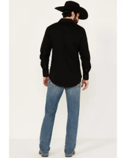 Moonshine Spirit Men's Daybreak Light Wash Slim Straight Stretch Denim Jeans -Men's Western Denim Store 2000387110 412 P3