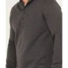 Brothers & Sons Men's Quilted Button-Down Hooded Pullover